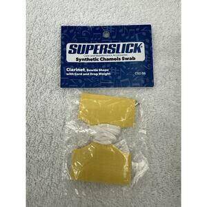 Superslick CS2 Supslick Tiger Rag Clarinet Synthetic Chamois Swab